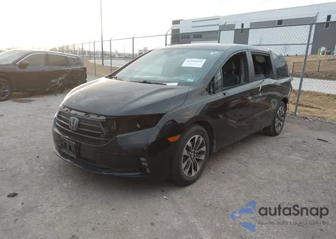 2022 Honda Odyssey Ex-L z USA, uszkodzony, nr VIN 5FNRL6H74NB014589